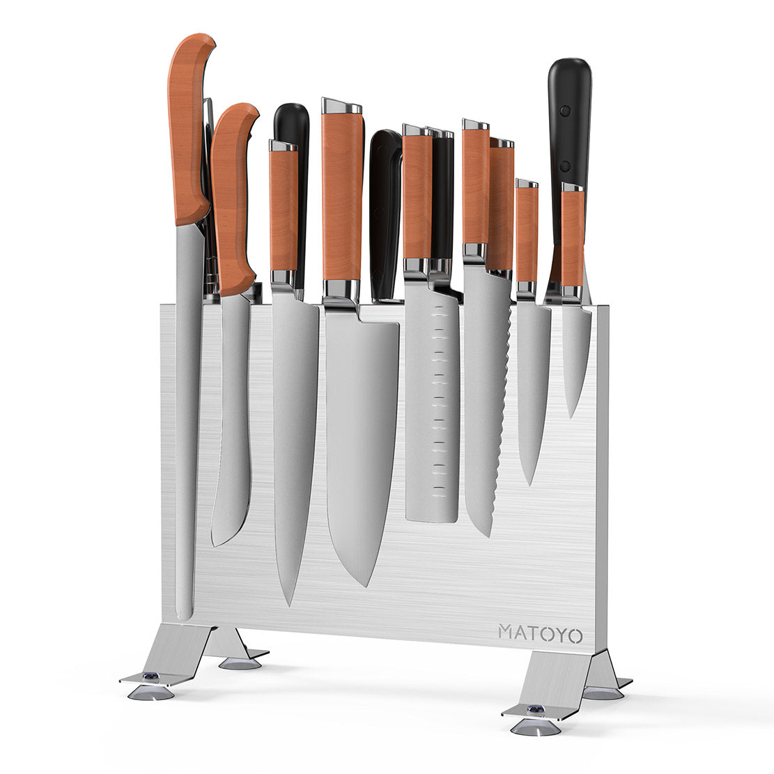 Matoyo Universal Magnetic Knife Block – Tall Base – duke-commerce